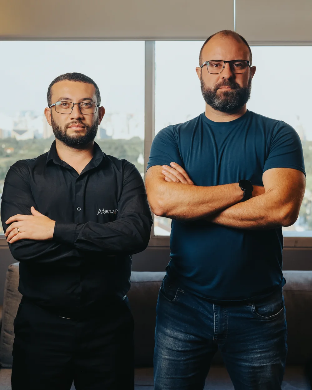 Dr. Victor Araujo e Carlos Erlacher, fundadores da Adequa.SI